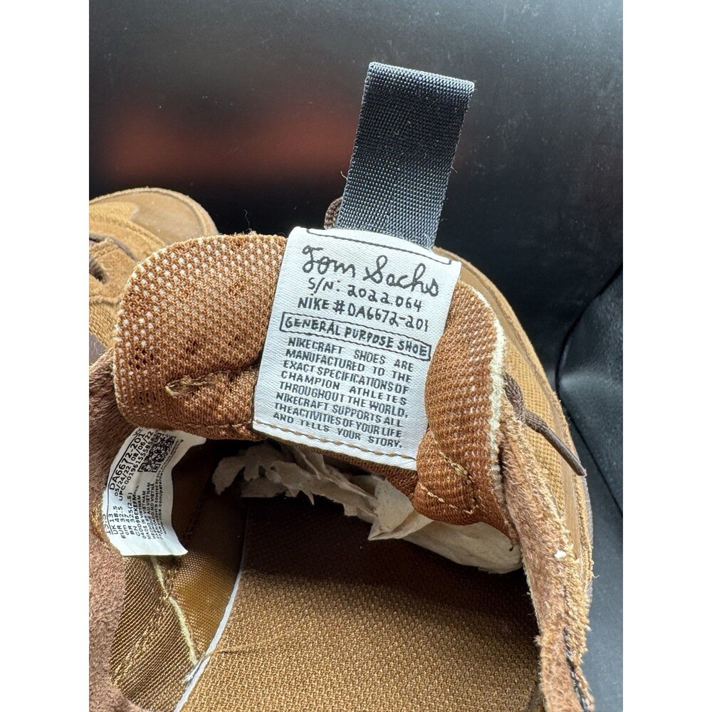 Nike x Tom Sachs NikeCraft General Purpose Shoe 'Brown' Men’s 14 / Women’s 15.5 - Picture 13 of 16